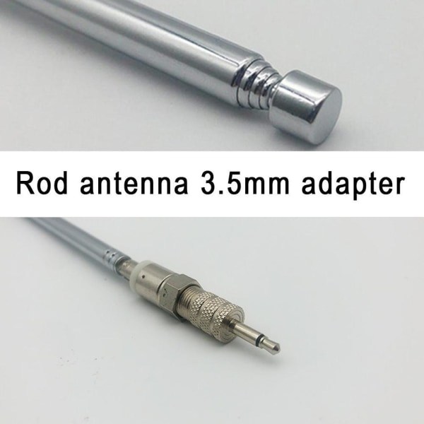 FM-radioantenne 76 cm adapter for hjemme-radio stereo UK-mottaker