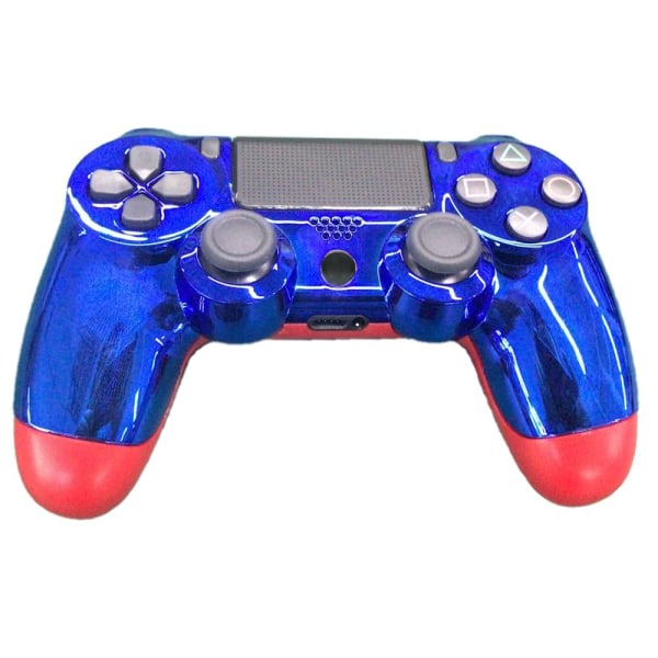 DoubleShock Trådløs Playstation 4 Controller PS4 Blå/Rød