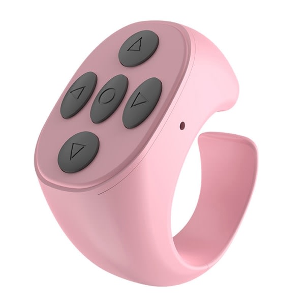 Trådlös Bluetooth Mobile Page Controller Tiktok Fjärrkontroll Svart Rosa Pink