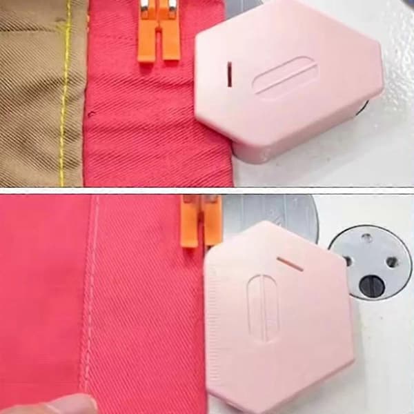 Magnetisk Sömsguide för Symaskin, Polygonal Sömsguide Fållvikare Pink