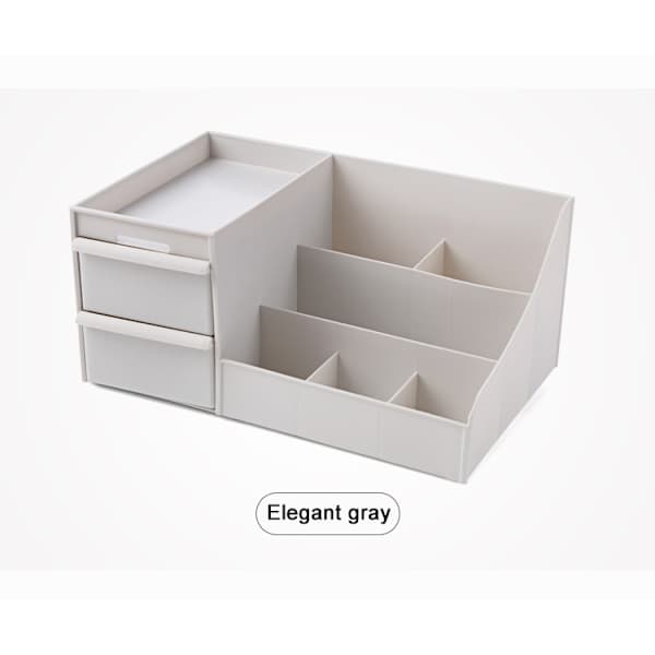 Förvaringslåda för kosmetika, kontor, vit, 28*4*17*13cm white