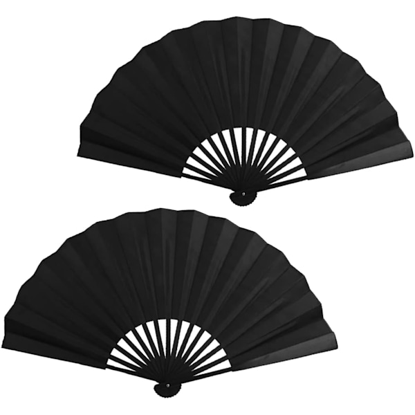 Hand Fan Folding,Fabric Hand Fan,2Pcs Folding Fan,Chines/Spanish Handheld Fans for Dancing Cosplay Props Wedding Party Home Decorations Birthday Gifts