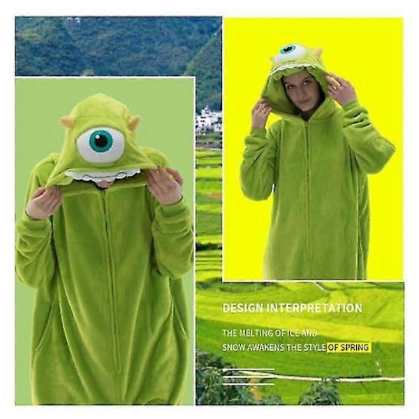 Cosusket Tettsittende Unisex Pyjamas Mike 105cm