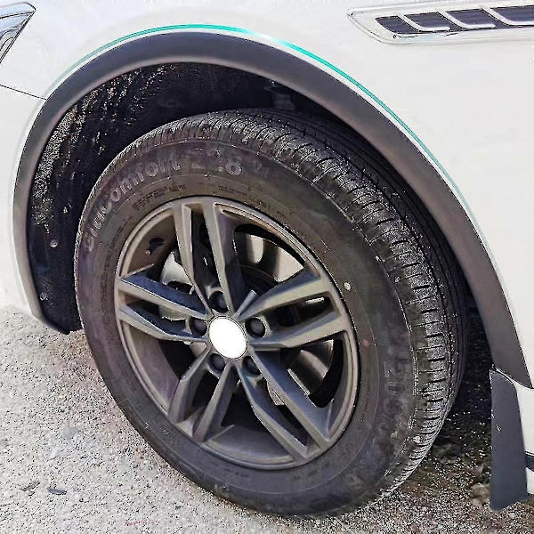 2024 Nya Universal Fender Flares Bil Hjulbågar Ving Expander Arch Eyebrow Mudguard Lip Karosseri Kit Skydd Cover Mud Guard Tillbehör