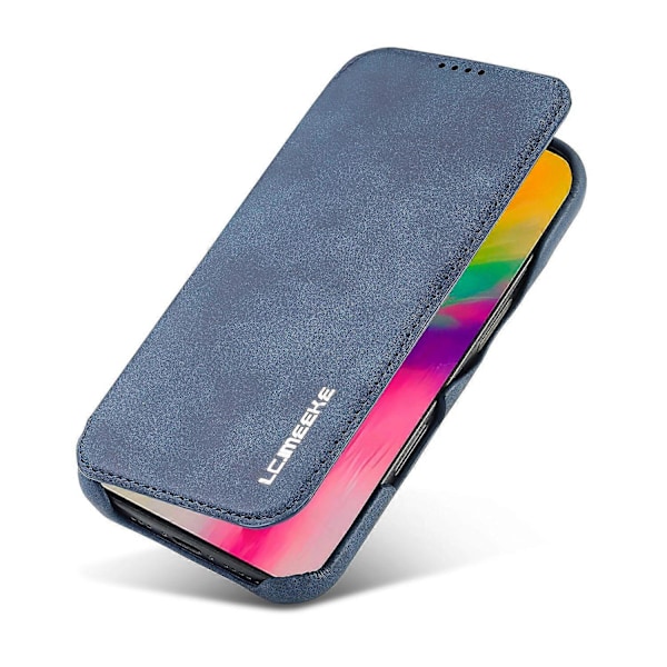 LC.IMEEKE Deksel til iPhone 16 Pro Max med Kortholder, Stativ og Lærdeksel Multicolor Style A