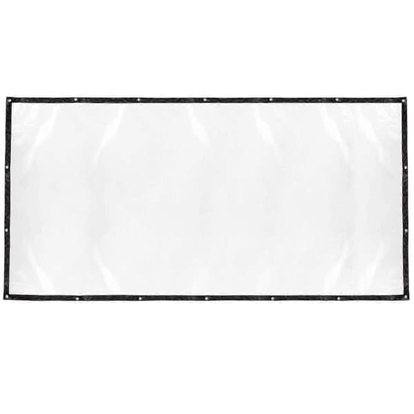 Vedenpitävä kirkas PVC-pressu, raskas läpinäkyvä pressu terassin maapeitteeksi 150*300cm