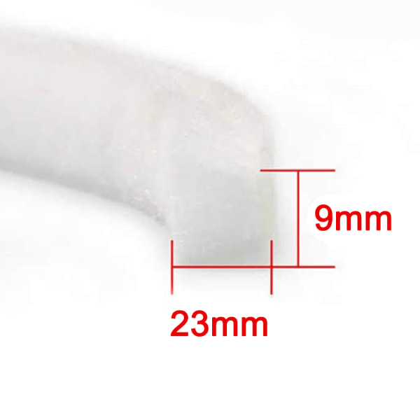 Harjatiiviste itseliimautuva oven alareunan tiiviste, harjatiiviste valkoinen 9*23mm White 9*23mm