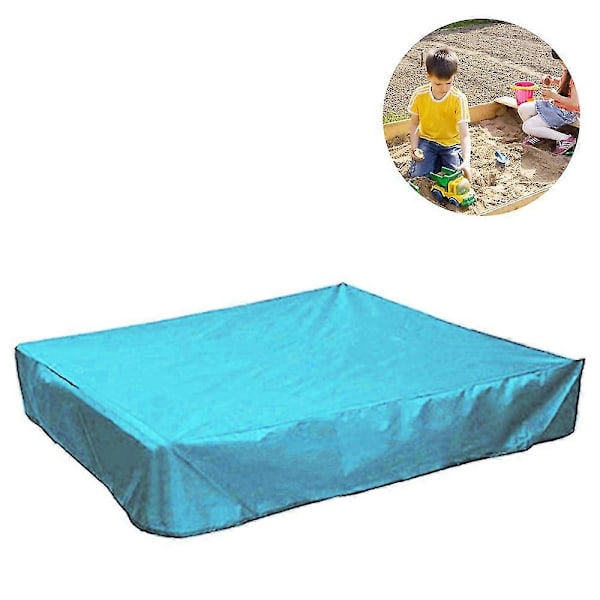 Sandkasse Trekk, Sandkasse Kalesje Med Snøring, Sandkasse Basseng Trekk Sky Blue 200x200x20cm