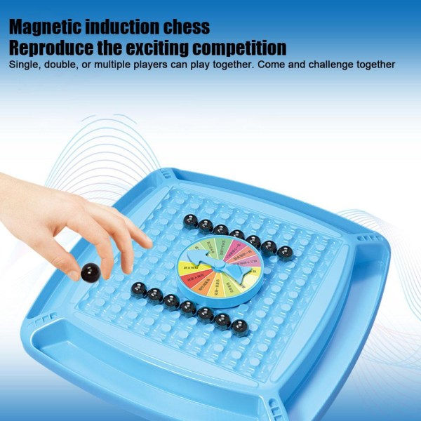 Magnetiskt Schackset, Magnetiskt Set, Bärbart Schackbräde Pe Magnetic induction chessA ONE