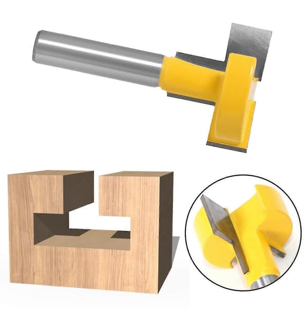 3-pack 8 mm T-spårsfräsar T-formade skärblad -Sy