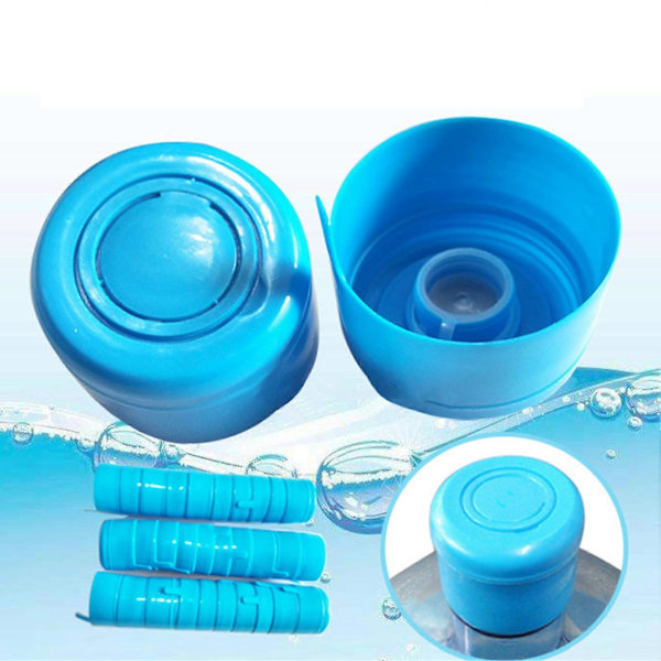 Sinknap 5 stk Gjenbrukbare 3/5 Gallons Tønnevann Tykk Plast Snap-on Erstatningslokk