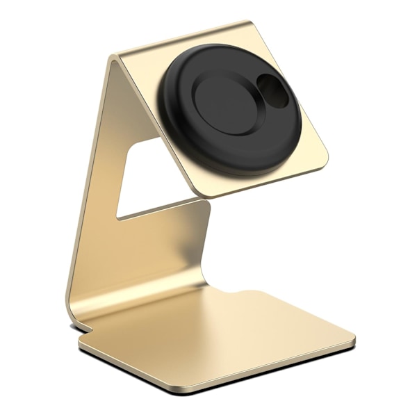 Laderholder i metall for Garmin Fenix 7/6/5 klokke (uten lader) Gold Garmin Fenix 7