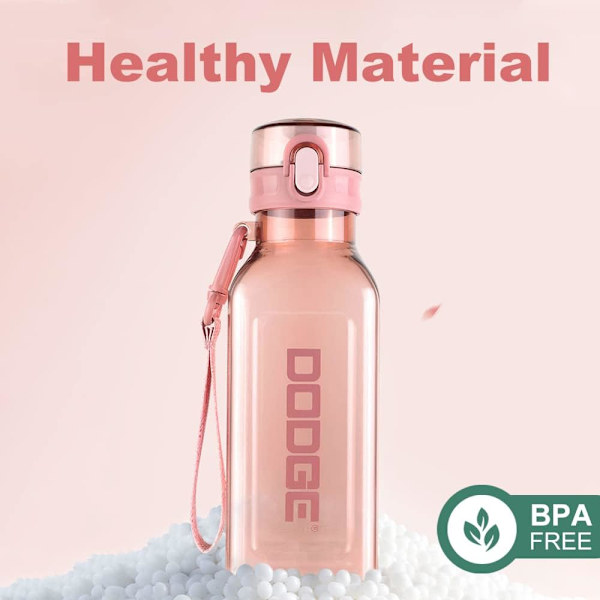 Sport Vattenflaska 700ml, Läckagesäker och BPA-fri Drickflaska, Gym Vattenflaska, Vattenflaska för Resor Picknick Camping Vandring