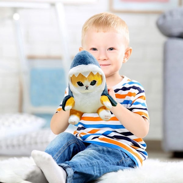 Hai Cat Plush -lelut, Hai Cat -avaimenperä, Cat Plush -pehmoleluavaimenperä, Söpö pehmolelu, Lasten pehmeä pehmolelu