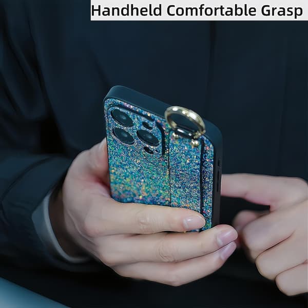 Flash Diamond Armbånd Telefondeksel For iPhone 15