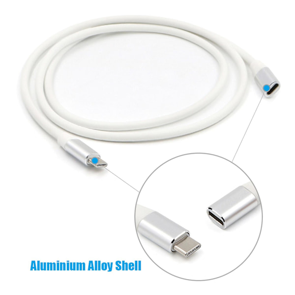 USB-C Förlängningskabel USB 3.1 Typ C Hane till Hona Förlängningskabel Adapter Konverterare Data Synkronisering Ch