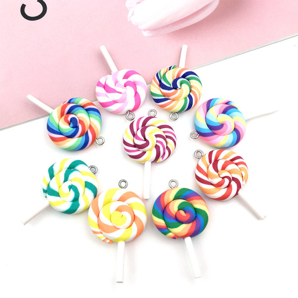 32 stk. Mix Gummy Bear Slikke Resin Charms til DIY Armbånd Halskæde