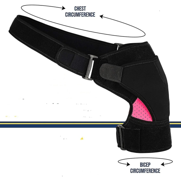 Olkapääside naisille - Neopreenistä - Kaksinkertainen säädettävä olkaniveltuki - Vammojen ehkäisy ja urheiluvammojen kuntoutus - Artroosiset olkapäät
