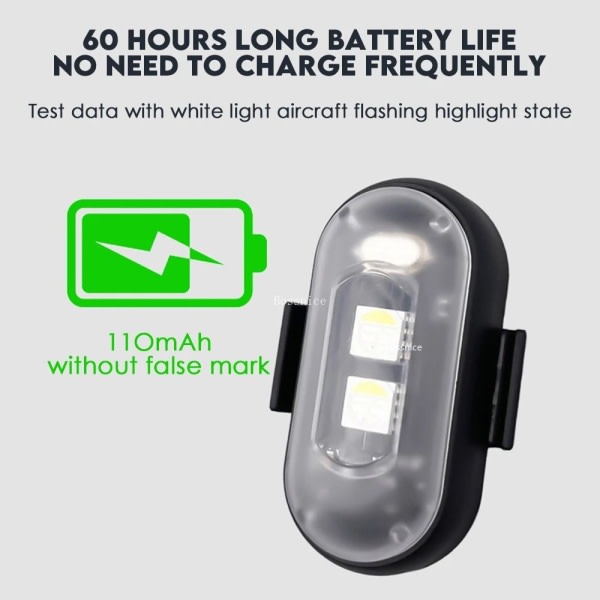 8 väriä LED-stroboskooppivalot Lentokonevalot 4 kpl 4 kpl 4 kpl 4Pcs