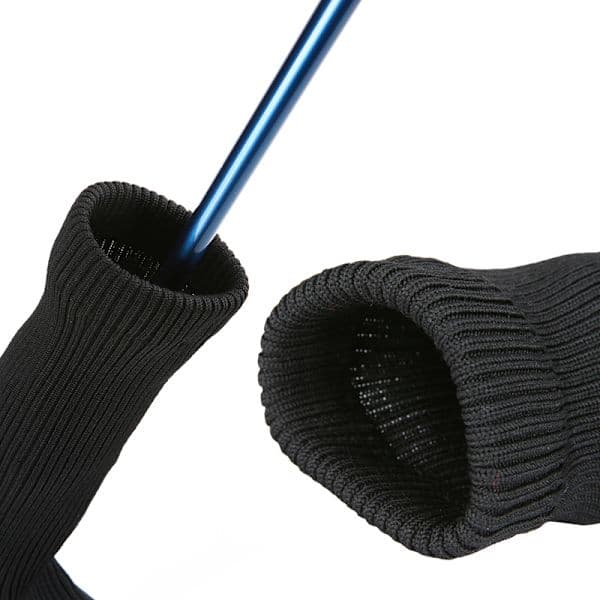 Golfkølleovertræk - 1, 3 og 5 Woods Sort Sort Black