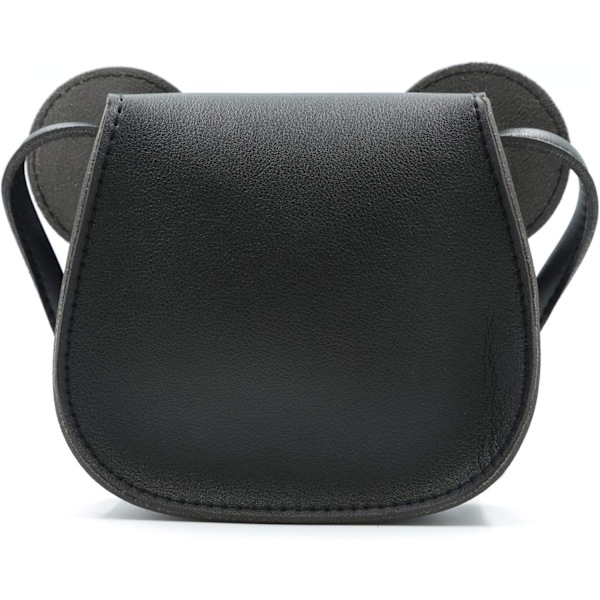 Liten museøre-bue crossbody-veske, PU-skulderhåndveske for barn jenter småbarn