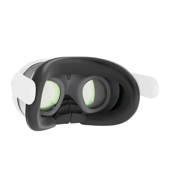 Silikon-Ansiktsmask-För-Oculus-Quest-3-Svettsäker-Tvättbar-Svett- svart För meta-quest3