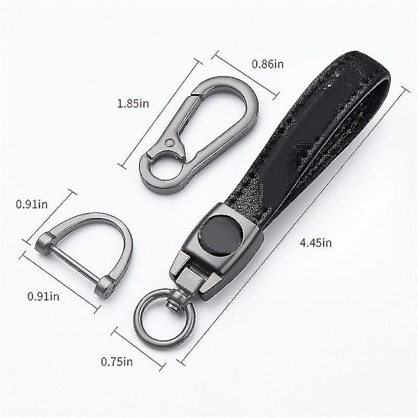 Äkta läder bil logotyp nyckelring kompatibel med Volvo nyckelring läder nyckelring lämplig för kvinnor och män Volvo Ccessories