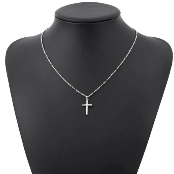 Halsband med kors Silver