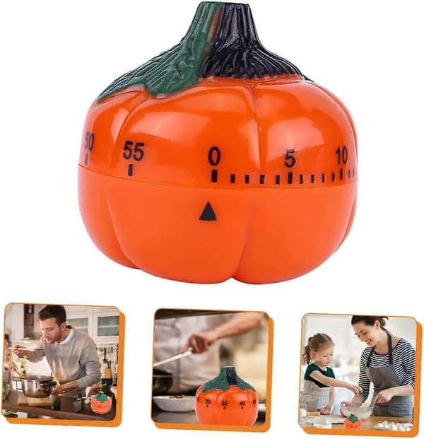 Bage Påmindelse Græskar Timer Dekorativ Tids Påmindelse Halloween Madlavningstimer Mekanisk Timer Køkken Timer