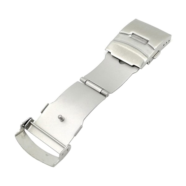Kellon Solki Universaali Tuplalukko Ruostumattomasta Teräksestä Valmistettu Kellon Turvalukko Kellosepälle Black 16mm