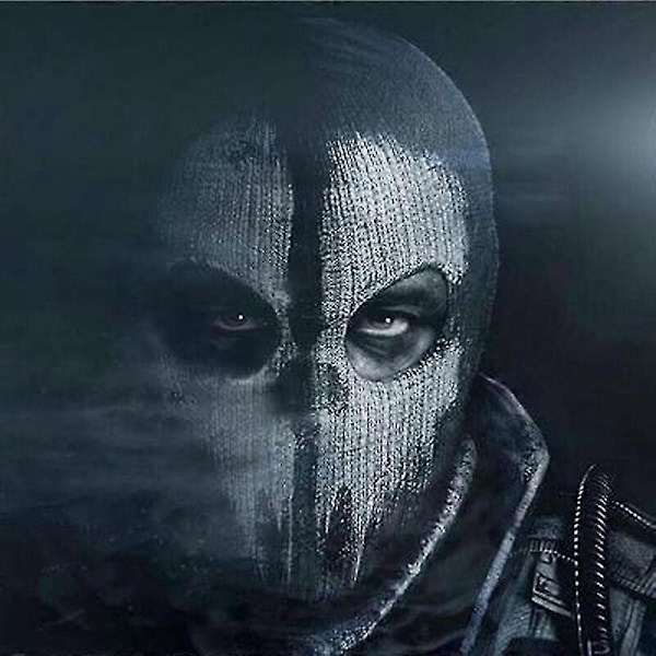 Svart Maske Balaklava Beanies Hatter Menn Spøkelse Hodeskalle Heldekkende Ansiktsmaske Varm Hette Beanie Ggorros Hombre Casquette Bbalaclava C