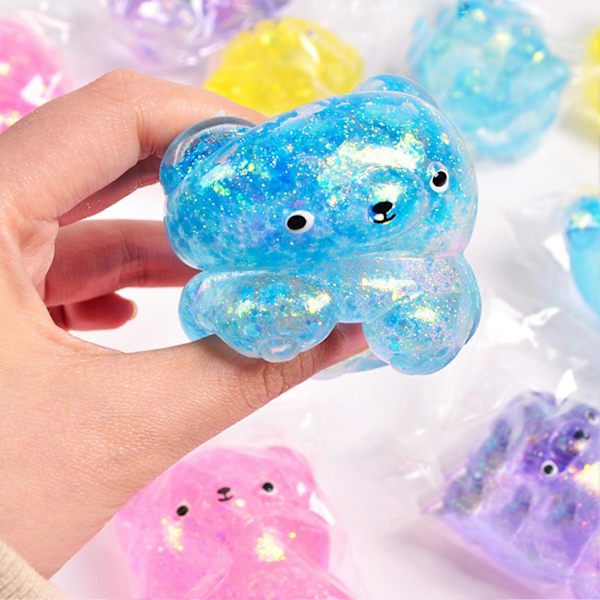Kawaii Björnkramdjur Stressboll Kreativa Mjuka Kramdjur Långsam Återhämtning Leksaker för Barn Födelsedag Barnens Dag Presenter