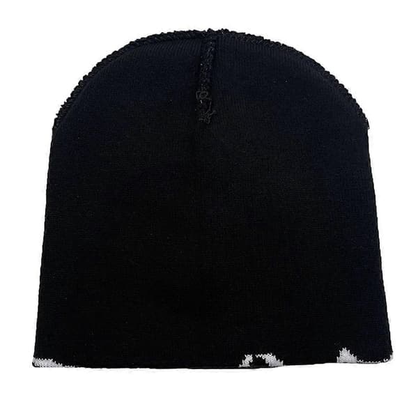 Herr Dam Spindelnät Stickade Mössor Hatt Unisex Vinter Uppvikta Mössor Varm Mössa Grey