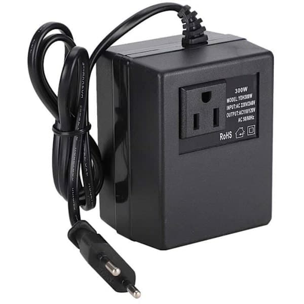220V til 110V spenningsomformer transformator 300W EU-pluggadapter