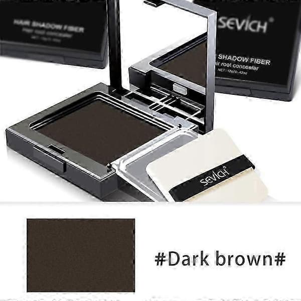 12g Hårrod Touch-Up Pudder Refill Mørkebrun Sort Kaffe Fiber Concealer black