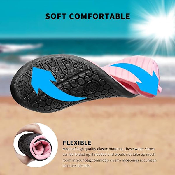 Vattenskor Strand Simma Havs Aqua Sockor för Män Kvinnor