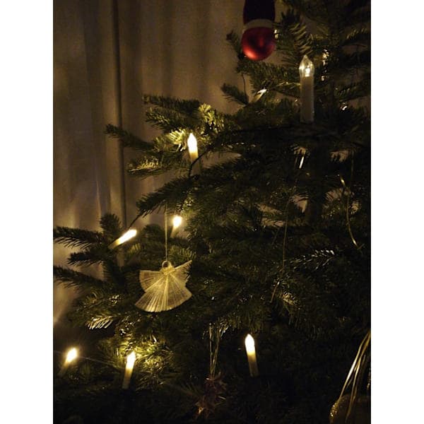 10 stk. LED-lys LED-lys, trådløse, dimbare lysestaker, flammeløse julelys