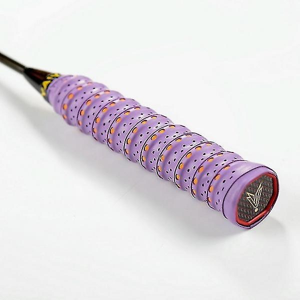10 st Anti-halk Svettbands Tennisracket Grepptejp Badminton Grepp Padel Övergrepp Sporttejp Övergrepp för Racket Strandtennis purple