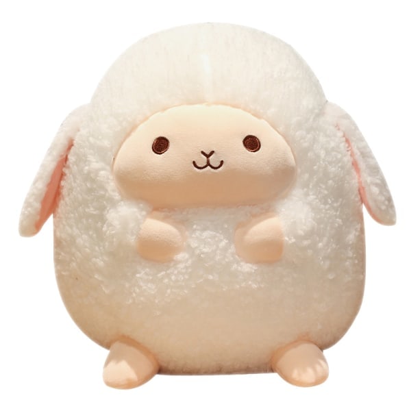Pehmeä Lammas Pehmolelu Tyyny Söpö Pehmeä Lammas Pehmolelu Tyyny Kawaii Lammas Nuken Pehmeä Halitustyyny Paksu Pehmolelut 23CM
