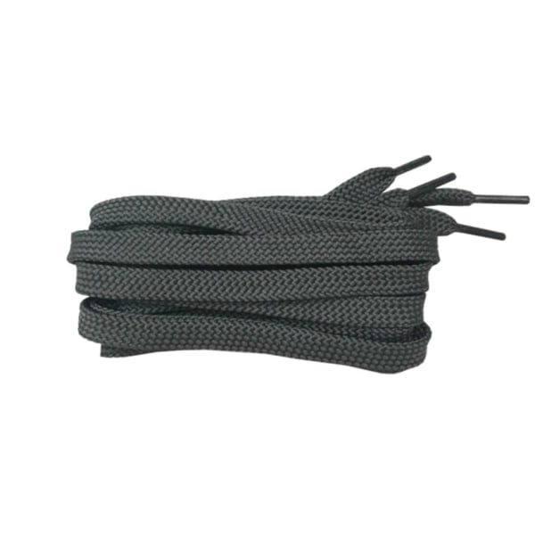 Skoløjer - Mørkegrå [v2] - Flade [160 cm] - Udgået model Mørkegrå one size gray