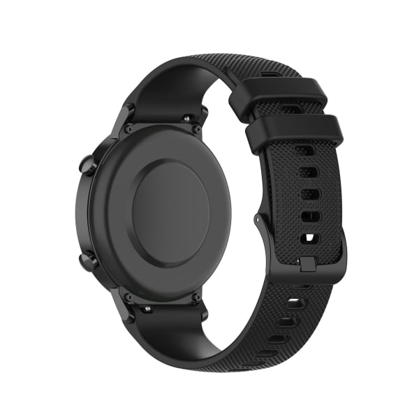 Silikoneurrem til Garmin Venu, Vivomove, Move, Vivoactive, Forerunner, Approach S40 Sort 20 mm Sort