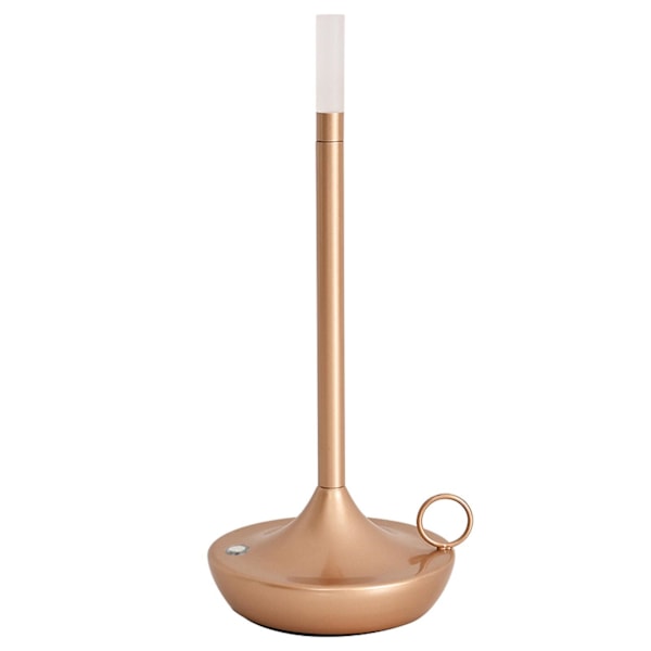Bordlampe - Genopladelig Usb-c Trådløs Touch Lampe Camping Lys Multifarvet Gold