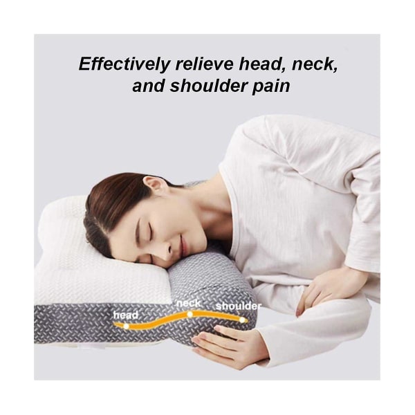 Superergonominen tyyny, uusi ortopedinen korjaus, vetovoiman muotoinen tyyny,  makuutyyny 48 9e4f | Fyndiq