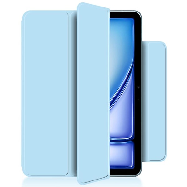 Stativfodral för iPad Air 13 (2024) (M2) - Stötsäkert Magnetiskt PU-Läder Flip-Fodral - Röd Multicolor Red