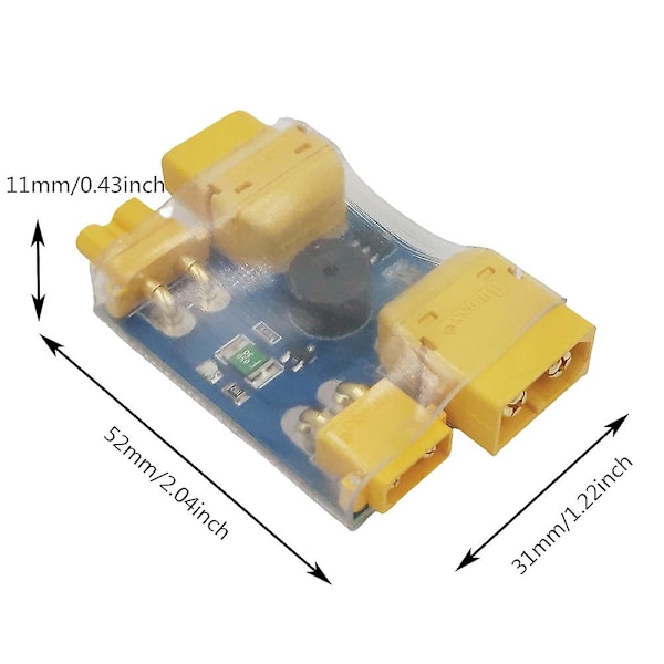 XT30 / XT60 Smart Smoke Stopper Kortslutningsskyddsplugg för FPV-drönare