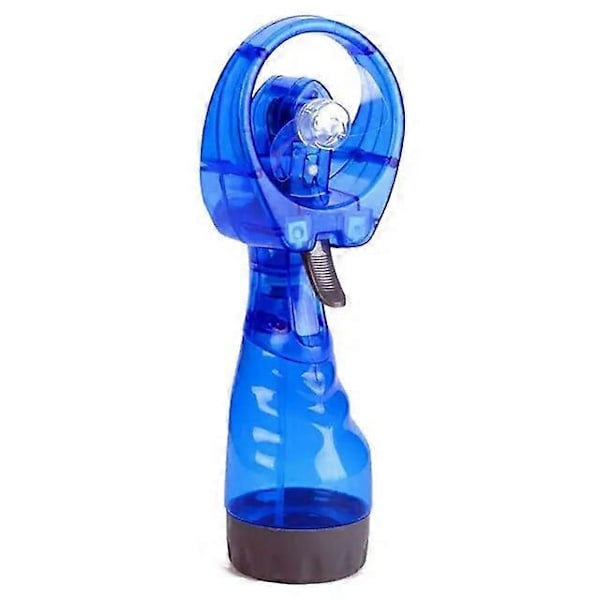 Drevne Håndholdte Vifter Kontor Bærbar Bord Luftforstøvning Mini Vand Spray Håndholdt Batteridrevet Vand Spray Vifte Spray Vifte blue