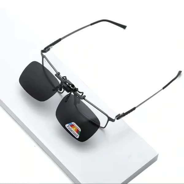 Clip-On Flip-Up solglasögon, UV400, 2-pack