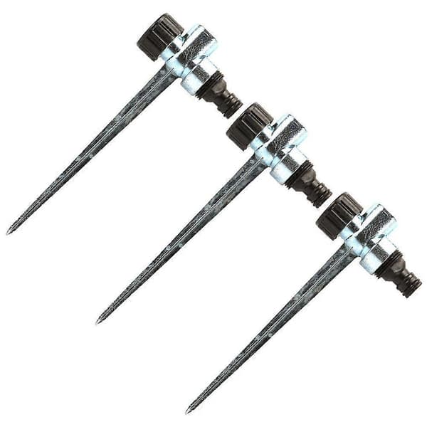 3 stk. Spike Havevandspreder Flow Thru Plænevandspreder Spike Spike Plænevandspreder