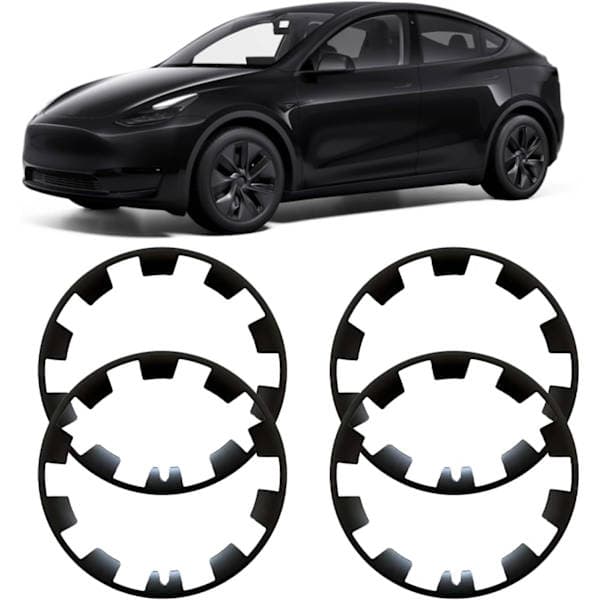 Fälgskydd kompatibelt med Tesla Model Y, 20 tums ABS navkapsel, 4 st Fälgskydd Bilskydd för Model Y 20 tum