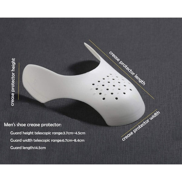 2 par Air Force 1 Crease Protectors Crease Protectors Herrskor Skydd 7-12 Tåskydd